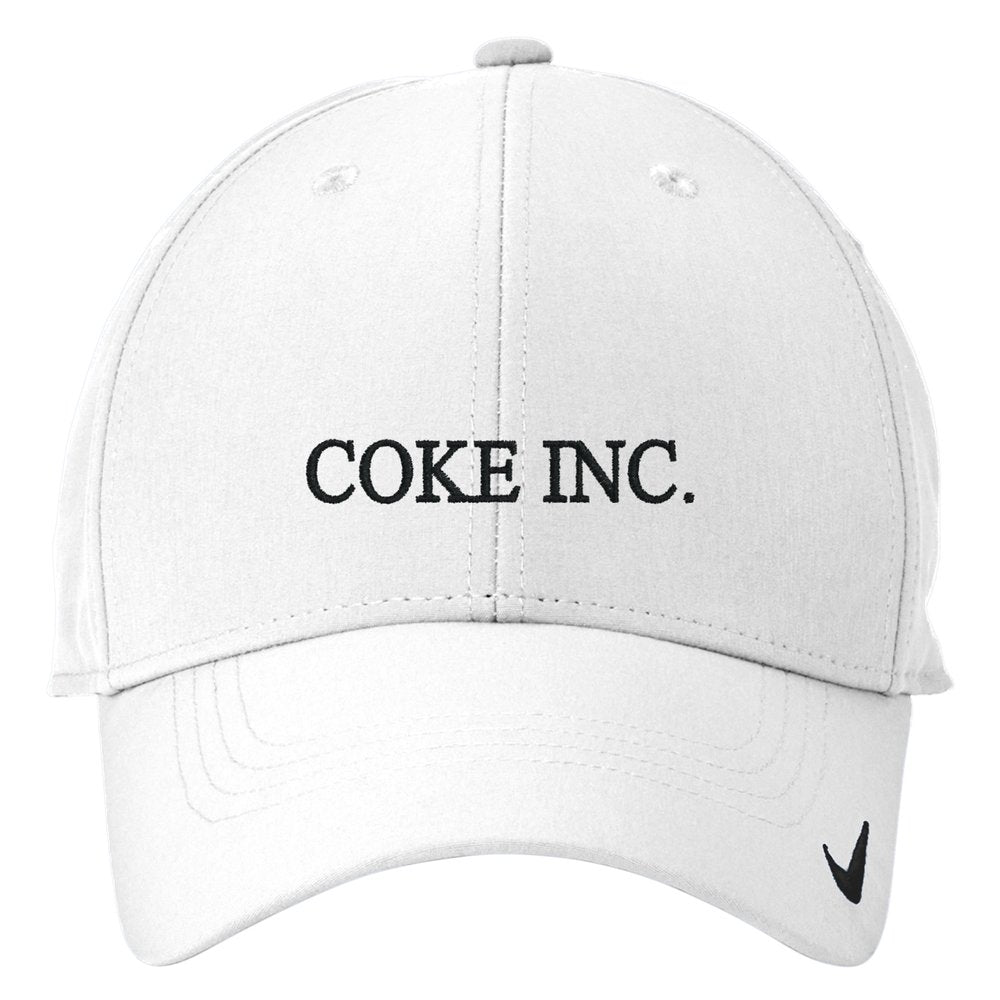 COKE INC. White Nike Hat For Sale in Store COKE INCORPORATED Store  Merchandise
